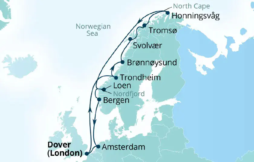 Seabourn Ovation fjords Norvège 2026