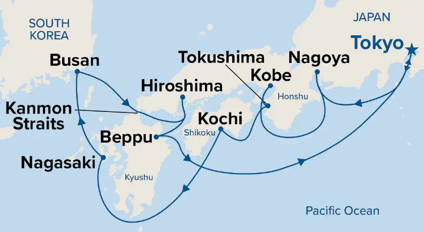 Sapphire Princess Japon mars 2027