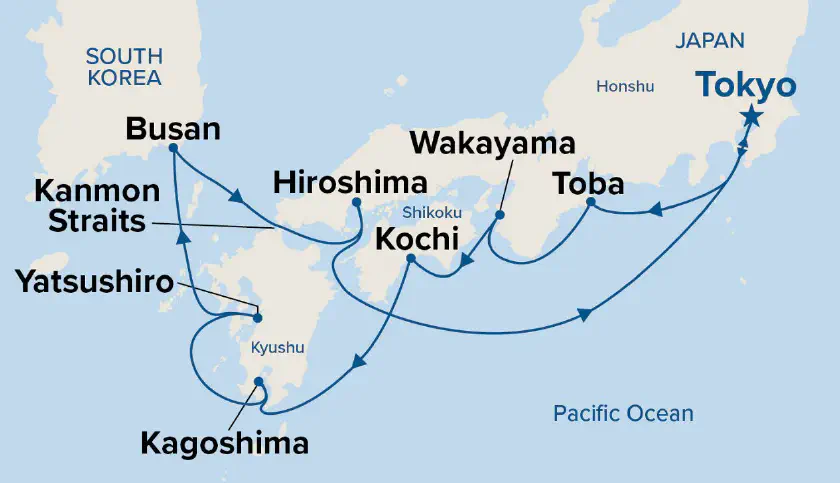 Sapphire Princess Japon mars 2027