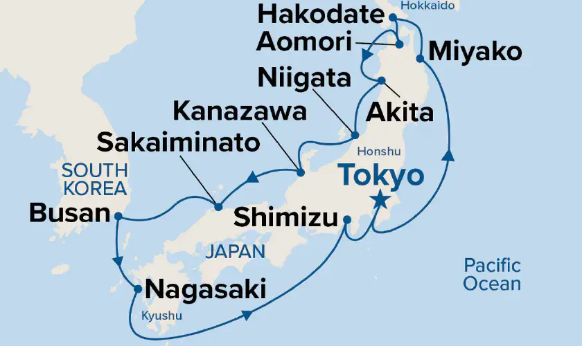 Sapphire Princess Japon avril 2027