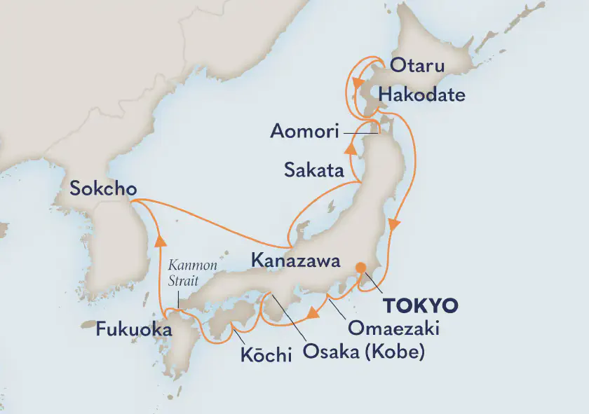 Westerdam Holland America tour du Japon avril 2027