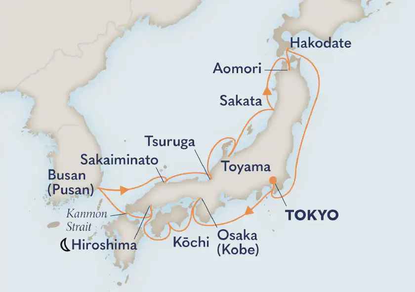 Westerdam Holland America tour du Japon mars 2027