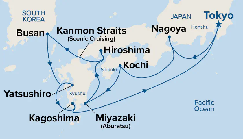 Sapphire Princess Japon mars 2028