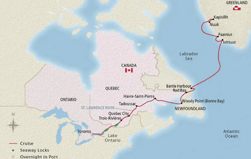 Croisière Viking Groenland et Canada 2026