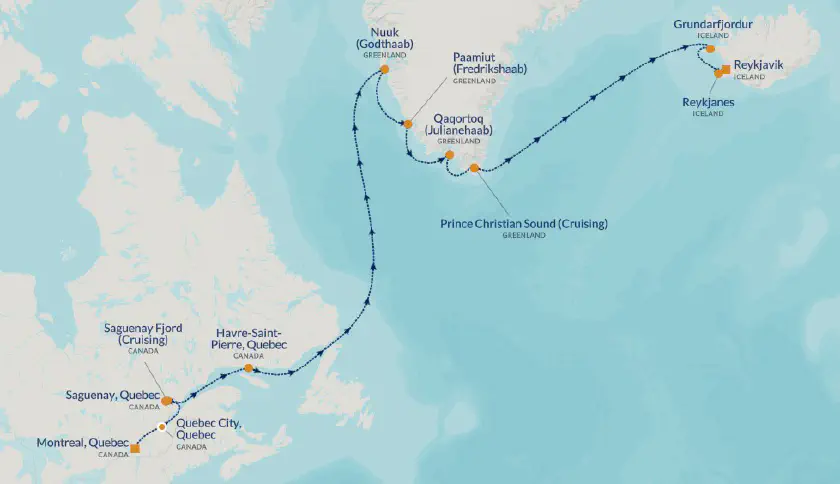 Croisières Islande Azamara 