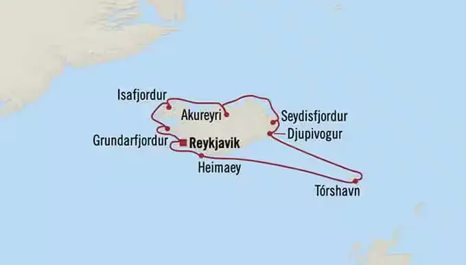 Croisière en Islande d&rsquo;Oceania 2026