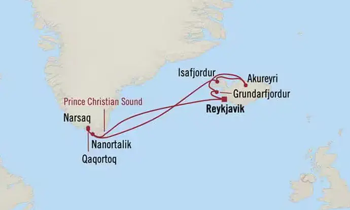 Croisière en Islande et Groenland d&rsquo;Oceania 2026