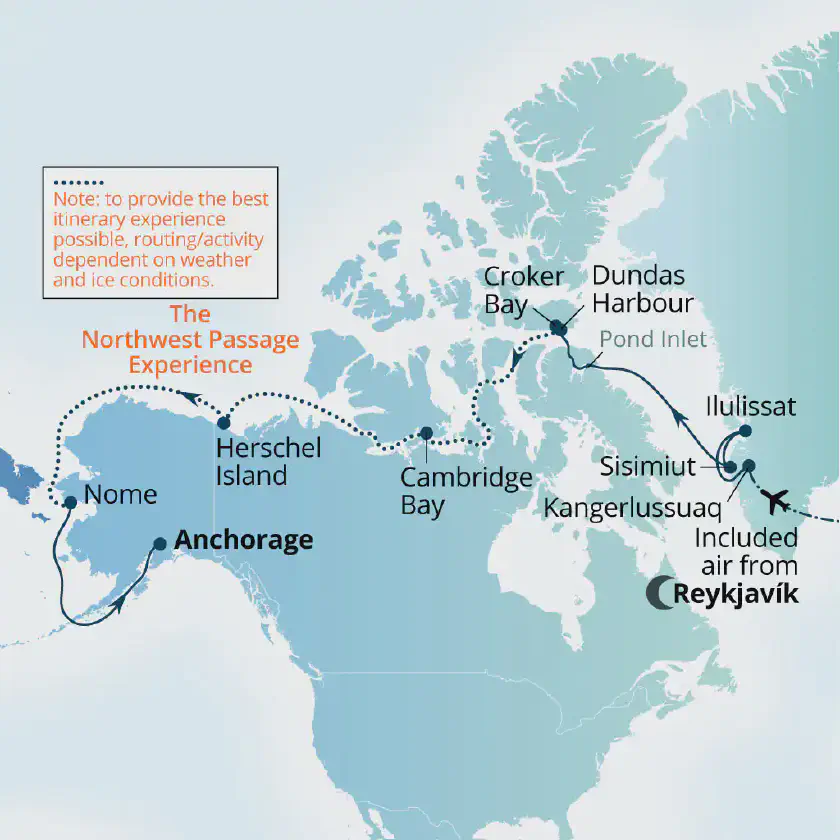 Croisière passage du Nord-Ouest 2026 Seabourn