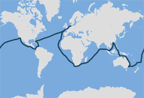 Croisière autour du monde Cunard Queen Anne de 2026
