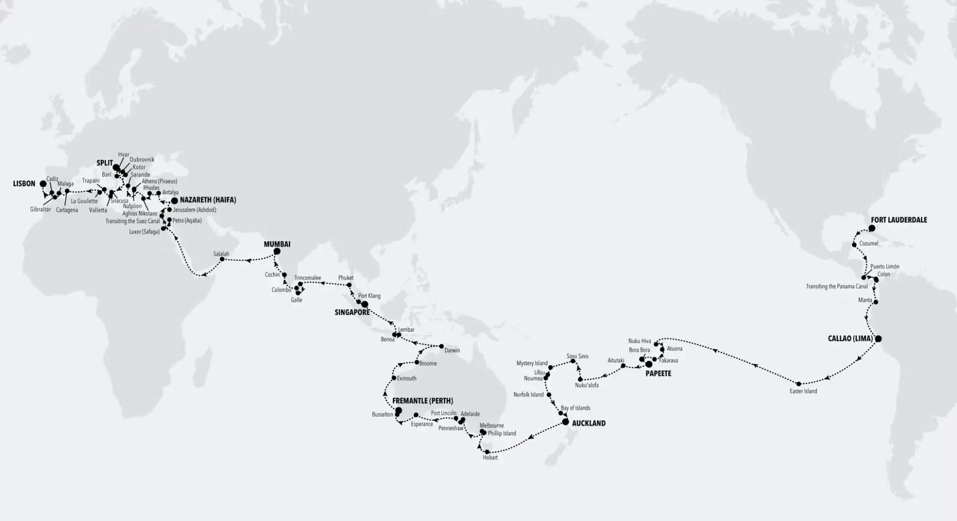 Croisière autour du monde 2026 de Silversea, © Silversea