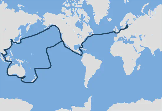 Croisière autour du monde Azamara de 2027