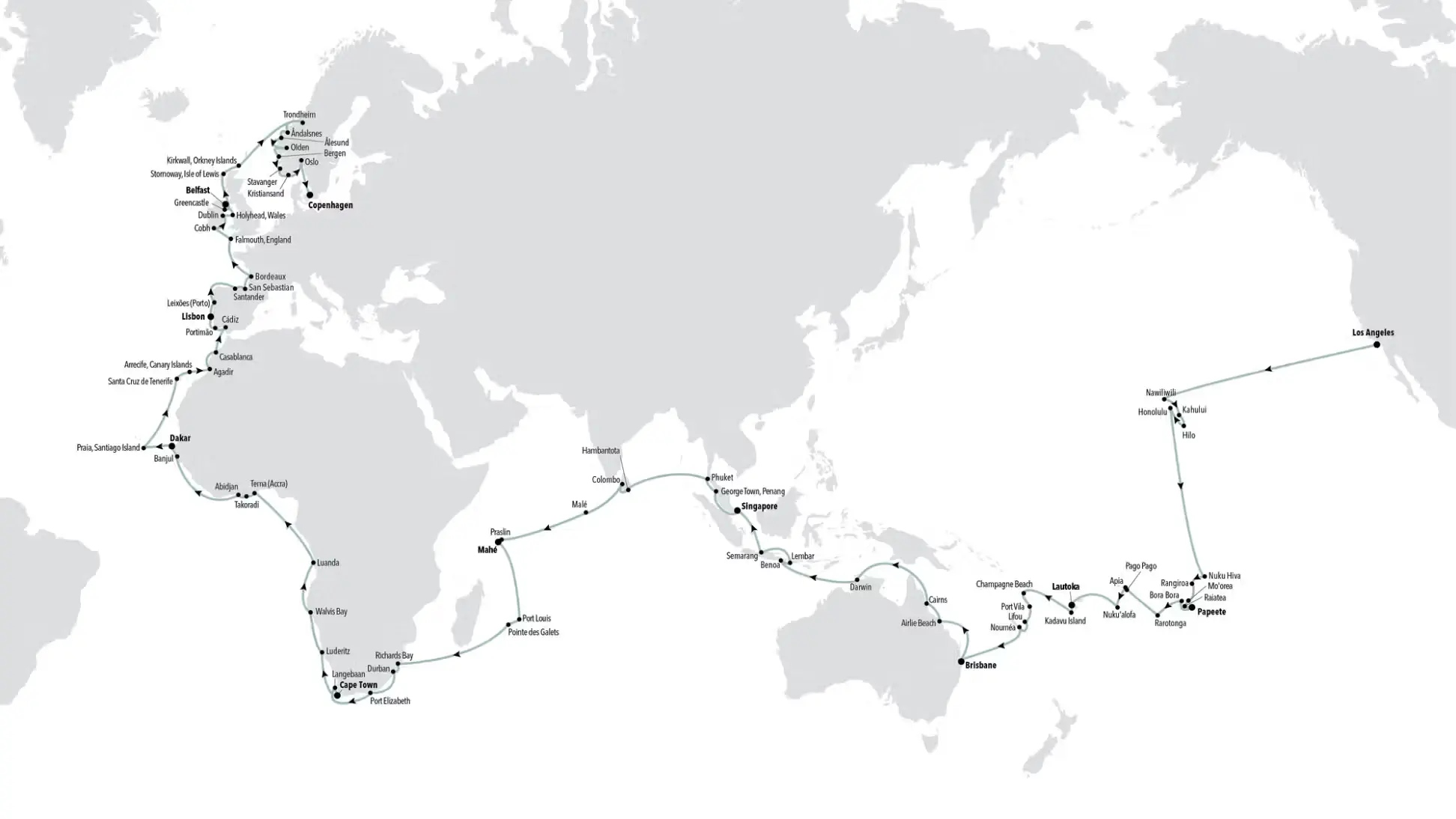 Croisière autour du monde 2027 de Silversea, © Silversea