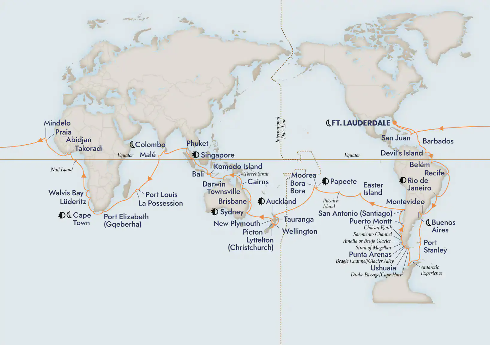 Croisière autour du monde 2028 de Holland America, &copy; Holland America